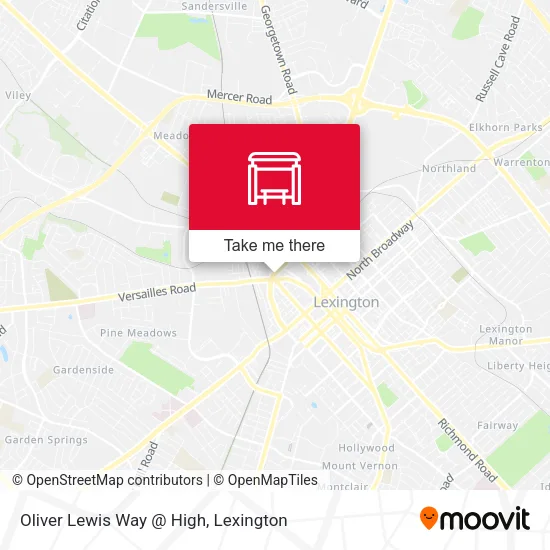 Mapa de Oliver Lewis Way @ High