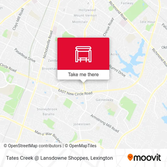 Mapa de Tates Creek @ Lansdowne Shoppes