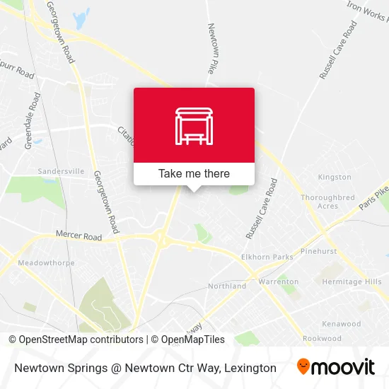 Mapa de Newtown Springs @ Newtown Ctr Way