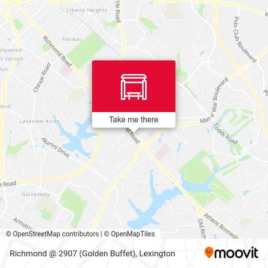 Richmond @ 2907 (Golden Buffet) map