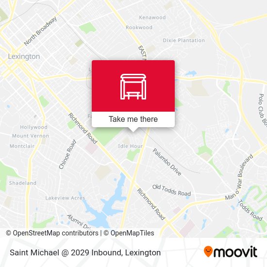 Saint Michael @ 2029 Inbound map