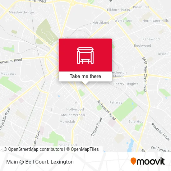 Mapa de Main @ Bell Court