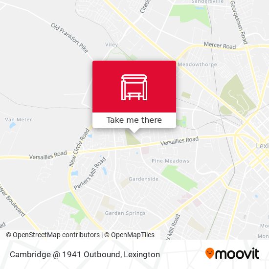 Cambridge @ 1941 Outbound map