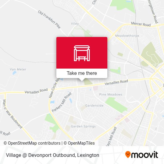 Village @ Devonport Outbound map
