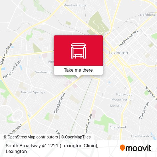 South Broadway @ 1221 (Lexington Clinic) map