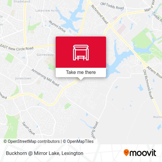 Buckhorn @ Mirror Lake map