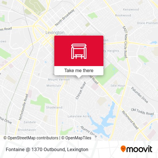 Fontaine @ 1370 Outbound map