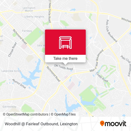 Woodhill @ Fairleaf Outbound map