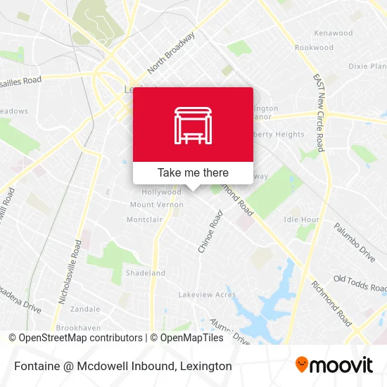 Mapa de Fontaine @ Mcdowell Inbound