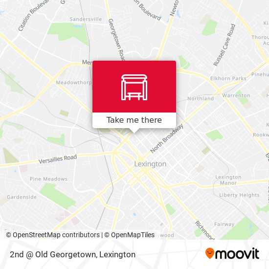 2nd @ Old Georgetown map