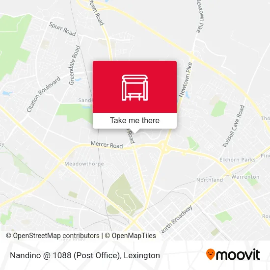 Nandino @ 1088 (Post Office) map