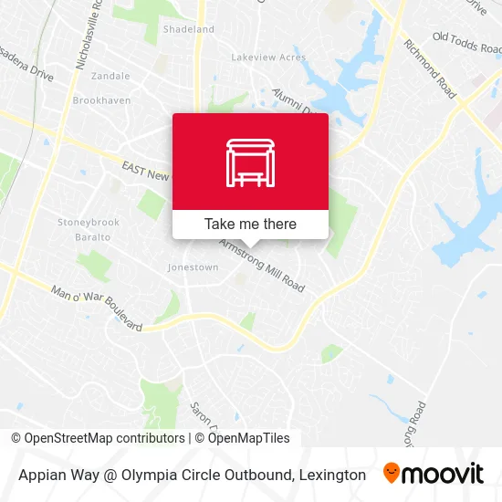 Mapa de Appian Way @ Olympia Circle Outbound
