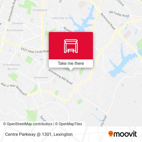 Mapa de Centre Parkway @ 1301
