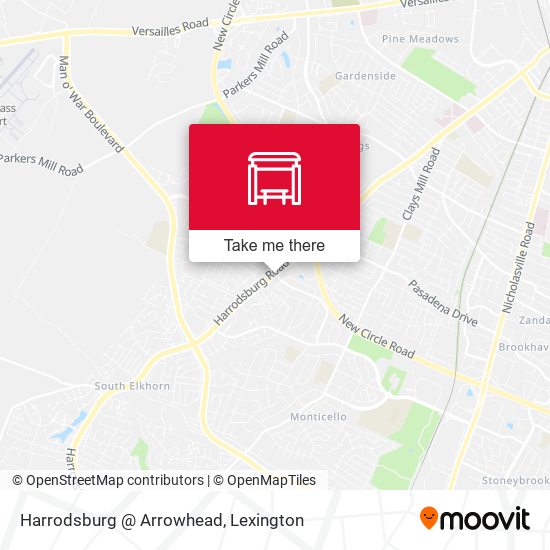 Harrodsburg @ Arrowhead map