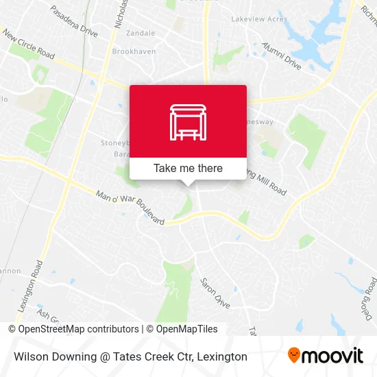 Mapa de Wilson Downing @ Tates Creek Ctr