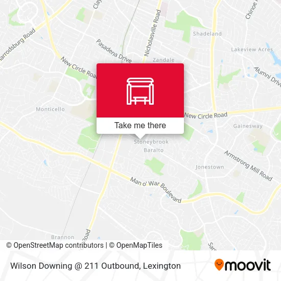 Mapa de Wilson Downing @ 211 Outbound