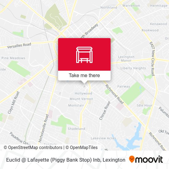 Mapa de Euclid @ Lafayette (Piggy Bank Stop) Inb