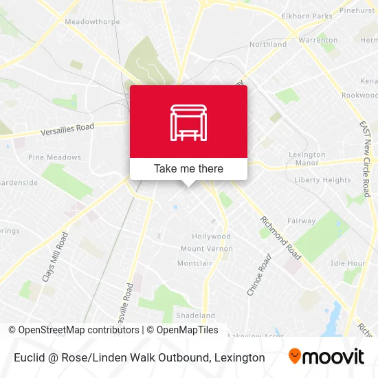 Mapa de Euclid @ Rose / Linden Walk Outbound