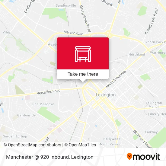 Mapa de Manchester @ 920 Inbound