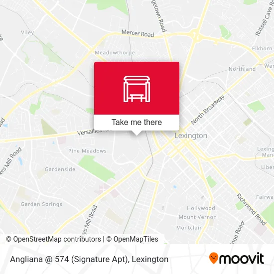 Mapa de Angliana @ 574 (Signature Apt)