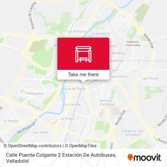 Calle Puente Colgante 2 Estación De Autobuses map