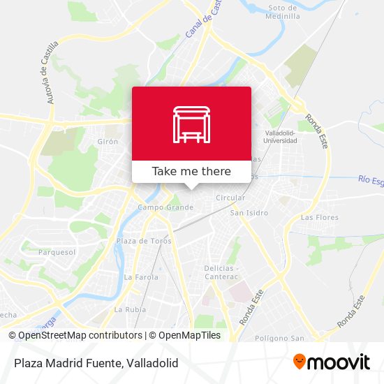 Plaza Madrid Fuente map