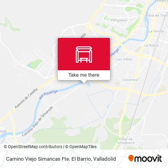 Camino Viejo Simancas El Barrio map