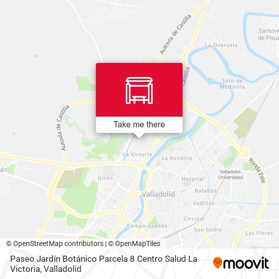 Paseo Jardín Botánico Parcela 8 Centro Salud La Victoria map