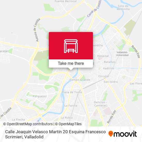 Calle Joaquín Velasco Martín 20 Esquina Francesco Scrimieri map