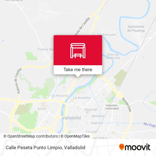 Calle Peseta Punto Limpio map