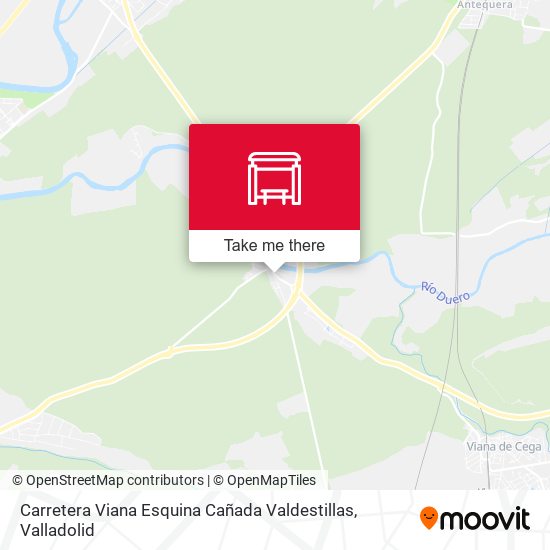Carretera Viana Esquina Cañada Valdestillas map