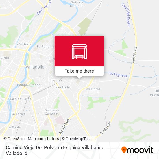 Camino Viejo Del Polvorín Esquina Villabañez map