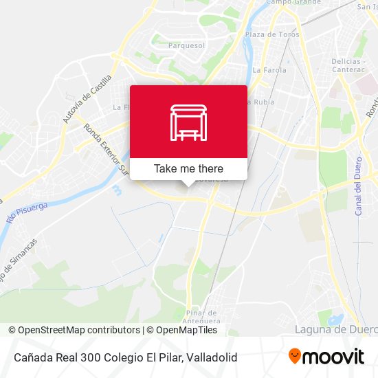 Cañada Real 300 Colegio El Pilar map