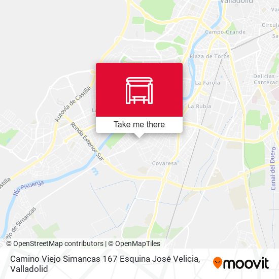 Camino Viejo Simancas 167 Esquina José Velicia map