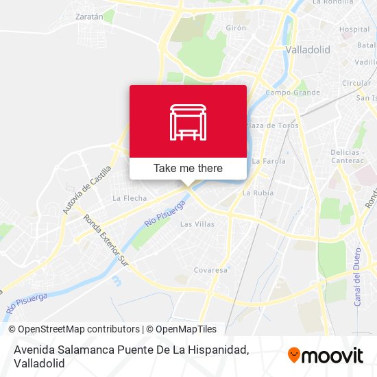 Avenida Salamanca Puente De La Hispanidad map