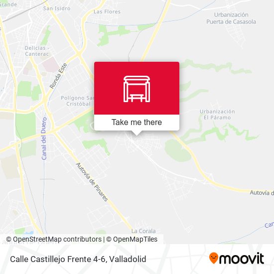 Calle Castillejo Frente 4-6 map