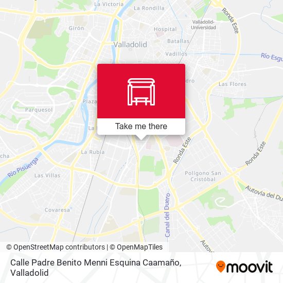 Calle Padre Benito Menni Esquina Caamaño map