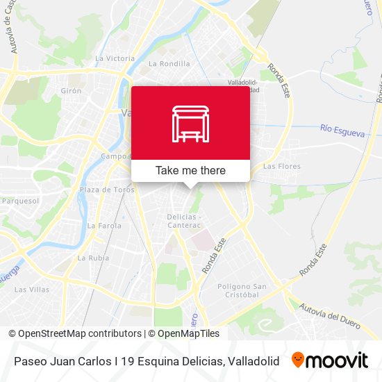 Paseo Juan Carlos I 19 Esquina Delicias map