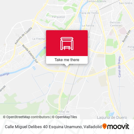 Calle Miguel Delibes 40 Esquina Unamuno map