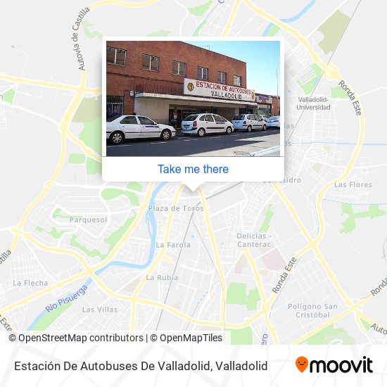 Estación De Autobuses De Valladolid map