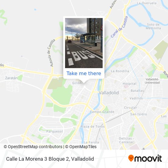 Calle La Morena 3 Bloque 2 map