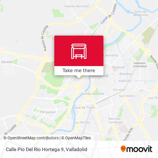 Calle Pío Del Río Hortega 9 map
