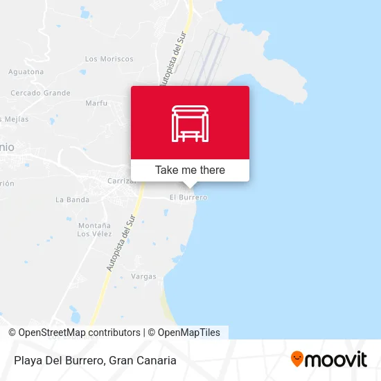 Playa Del Burrero map