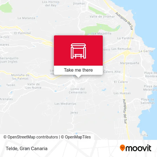 Telde map
