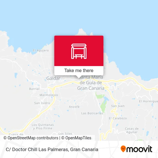 C/ Doctor Chill Las Palmeras map