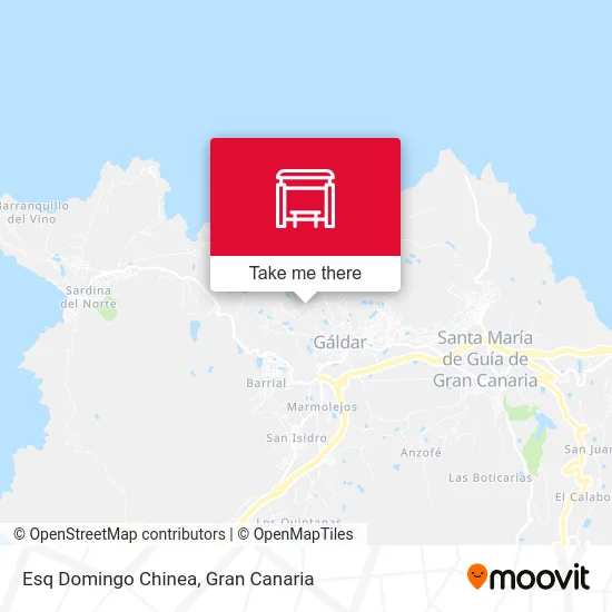 Esq Domingo Chinea map