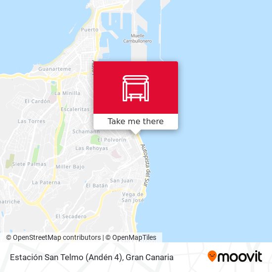 Estación San Telmo (Andén 4) map