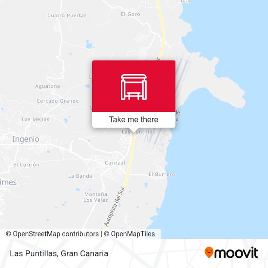 Las Puntillas map