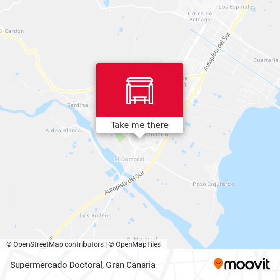 Supermercado Doctoral map
