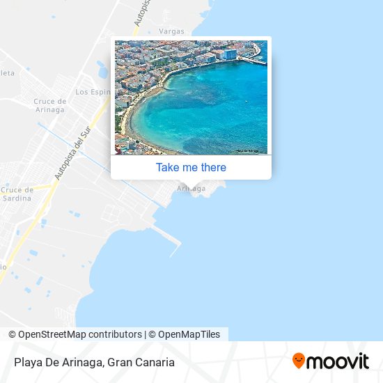 mapa Playa De Arinaga
